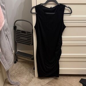 Chic Black Sleeveless Mini Dress
